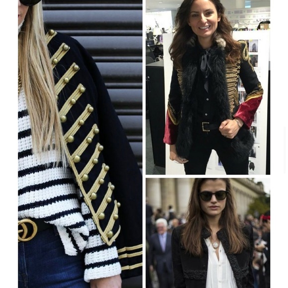 Summer of Love new Marching Band Jimi Hendrix inspired military jacket - Picture 2 of 16